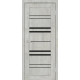 Двері Europe Doors Туреччина PVC Чорне скло