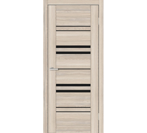 Двері Europe Doors Туреччина PVC Чорне скло