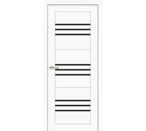 Двері Europe Doors Монако PVC Чорне скло