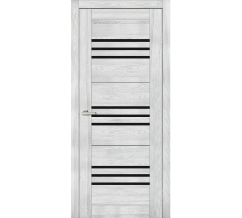 Двері Europe Doors Монако PVC Чорне скло