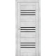 Двері Europe Doors Монако PVC Чорне скло