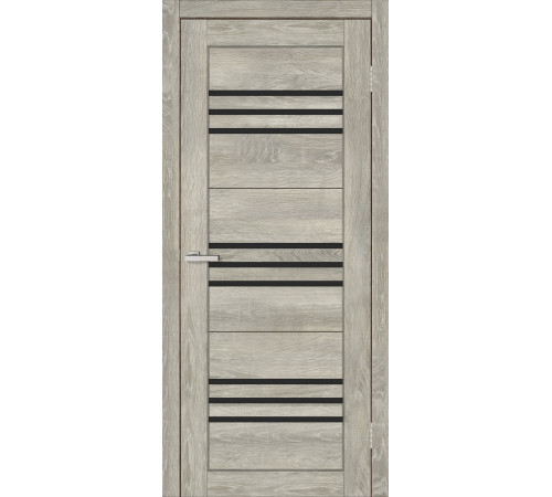 Двері Europe Doors Монако PVC Чорне скло