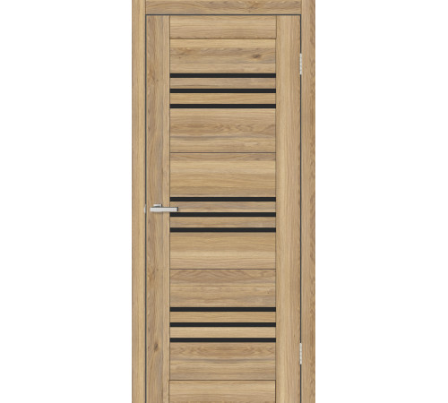 Двері Europe Doors Монако PVC Чорне скло