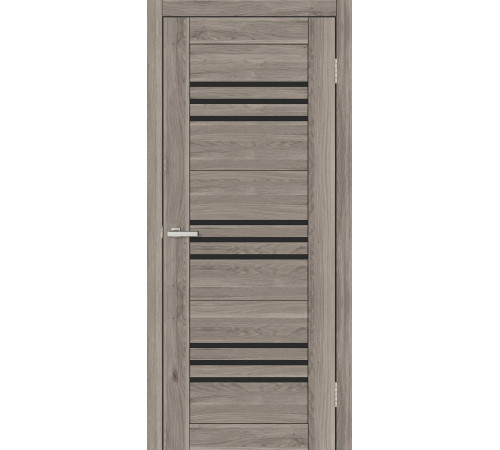 Двері Europe Doors Монако PVC Чорне скло