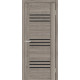Двері Europe Doors Монако PVC Чорне скло