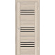 Двері Europe Doors Монако PVC Чорне скло