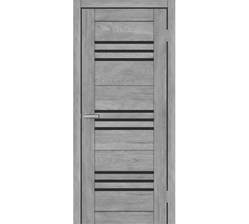 Двері Europe Doors Монако PVC Чорне скло