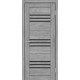 Двері Europe Doors Монако PVC Чорне скло