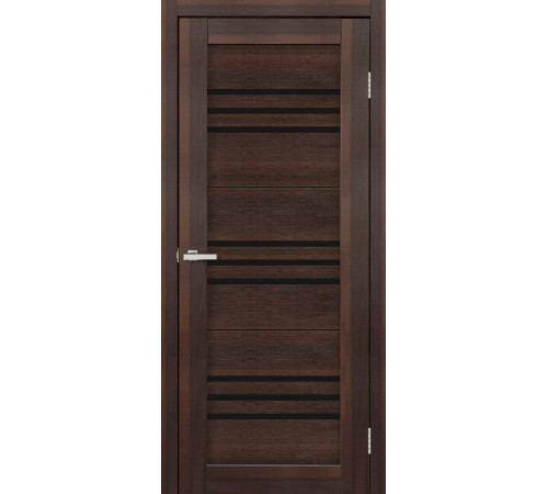 Двері Europe Doors Монако PVC Чорне скло