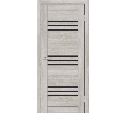 Двері Europe Doors Монако PVC Чорне скло