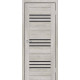 Двері Europe Doors Монако PVC Чорне скло
