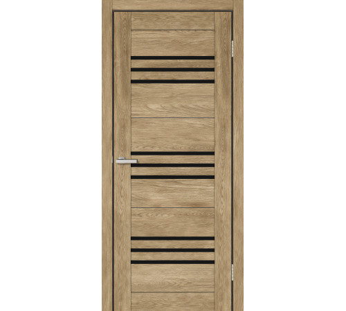 Двері Europe Doors Монако PVC Чорне скло