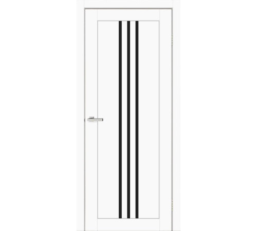 Двери Europe Doors Люксембург PVC Черное стекло
