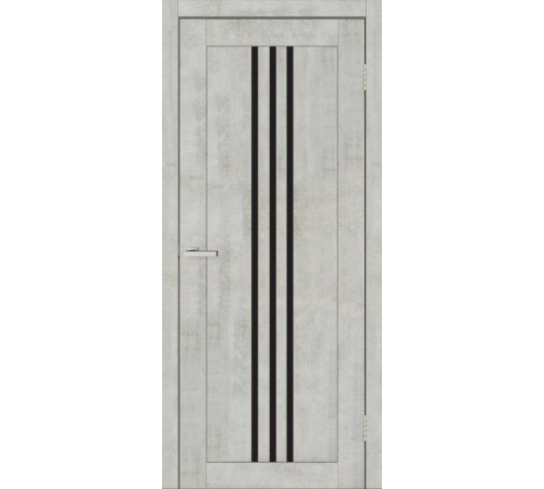 Двери Europe Doors Люксембург PVC Черное стекло