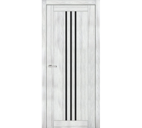 Двери Europe Doors Люксембург PVC Черное стекло