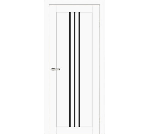 Двери Europe Doors Люксембург PVC Черное стекло