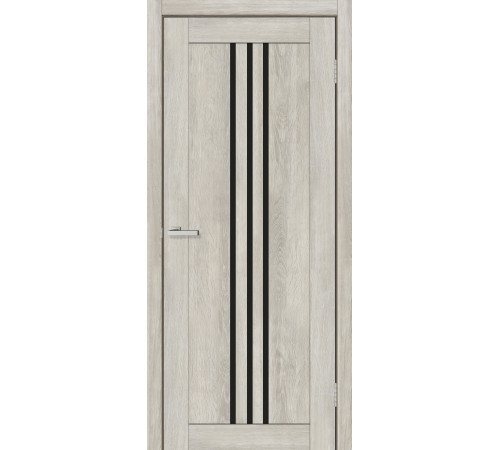 Двери Europe Doors Люксембург PVC Черное стекло