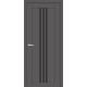 Двери Europe Doors Люксембург PVC Черное стекло
