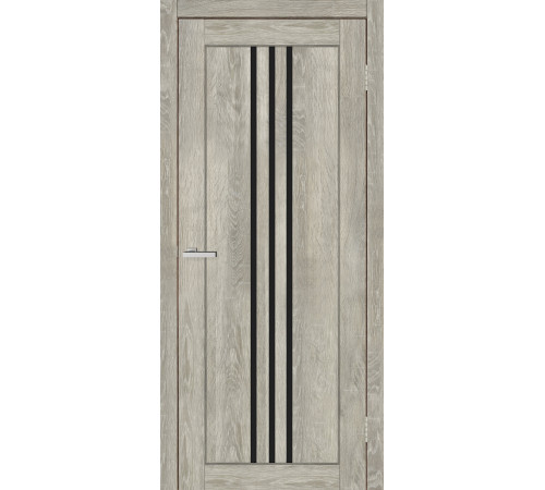 Двери Europe Doors Люксембург PVC Черное стекло