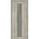 Двери Europe Doors Люксембург PVC Черное стекло