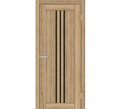 Двери Europe Doors Люксембург PVC Черное стекло