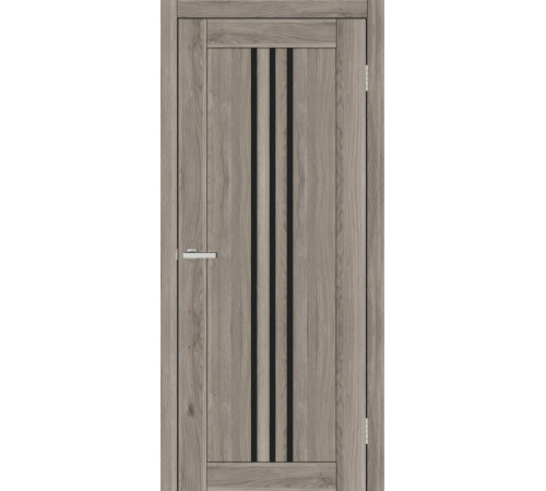 Двери Europe Doors Люксембург PVC Черное стекло