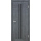Двери Europe Doors Люксембург PVC Черное стекло