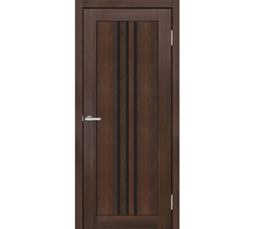 Двери Europe Doors Люксембург PVC Черное стекло