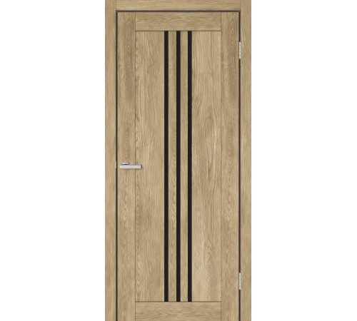Двери Europe Doors Люксембург PVC Черное стекло