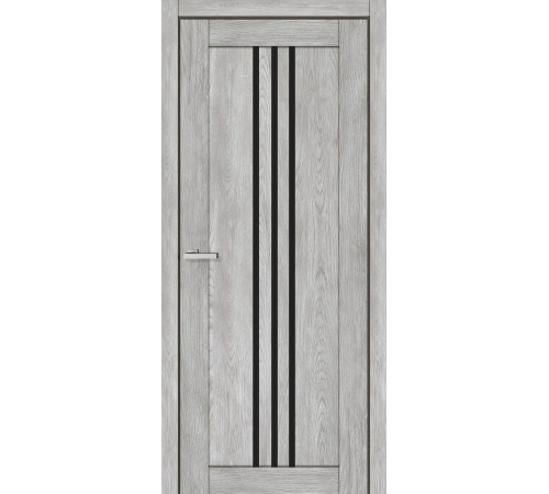 Двери Europe Doors Люксембург PVC Черное стекло