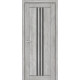 Двери Europe Doors Люксембург PVC Черное стекло