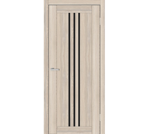 Двери Europe Doors Люксембург PVC Черное стекло