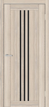Двери Europe Doors Люксембург PVC Черное стекло