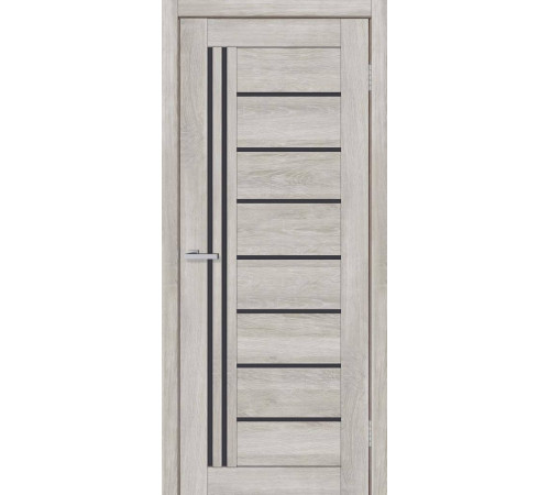 Двері Europe Doors Німеччина PVC Чорне скло