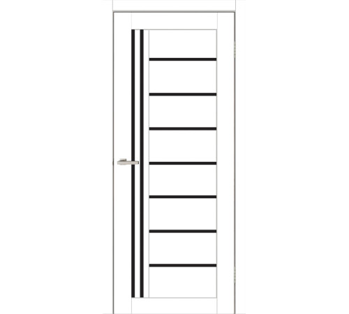 Двері Europe Doors Німеччина PVC Чорне скло