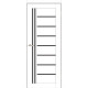 Двері Europe Doors Німеччина PVC Чорне скло