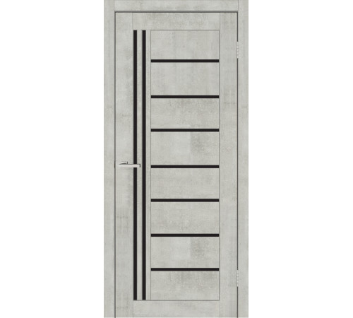 Двері Europe Doors Німеччина PVC Чорне скло