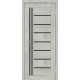 Двері Europe Doors Німеччина PVC Чорне скло