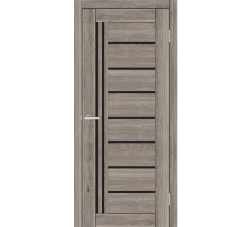 Двері Europe Doors Німеччина PVC Чорне скло