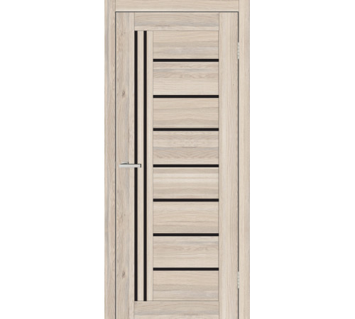 Двері Europe Doors Німеччина PVC Чорне скло