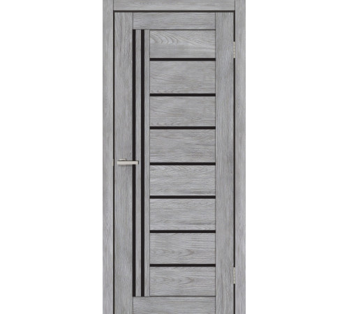 Двері Europe Doors Німеччина PVC Чорне скло