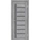 Двері Europe Doors Німеччина PVC Чорне скло