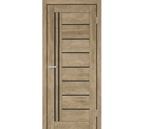 Двері Europe Doors Німеччина PVC Чорне скло