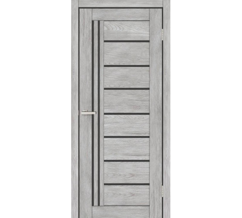 Двері Europe Doors Німеччина PVC Чорне скло