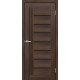 Двері Europe Doors Німеччина PVC Чорне скло