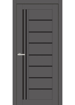 Двері Europe Doors Німеччина SUPER MATE Чорне скло