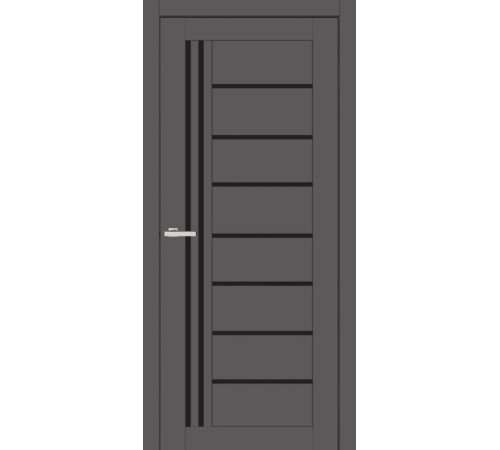 Двері Europe Doors Німеччина SUPER MATE Чорне скло