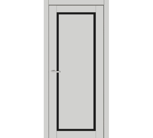 Двері Europe Doors Кіпр SUPER MATE Чорне скло