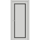 Двері Europe Doors Кіпр SUPER MATE Чорне скло