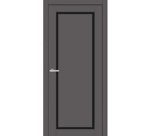 Двері Europe Doors Кіпр SUPER MATE Чорне скло